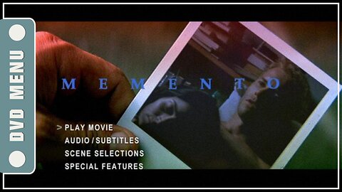 Memento - DVD Menu