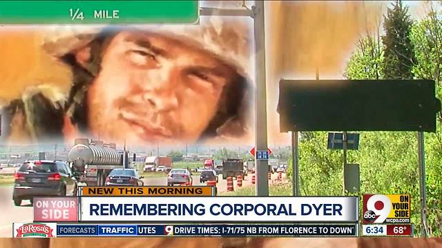 Evendale to unveil memorial in honor of Lance Cpl. Christopher Dyer