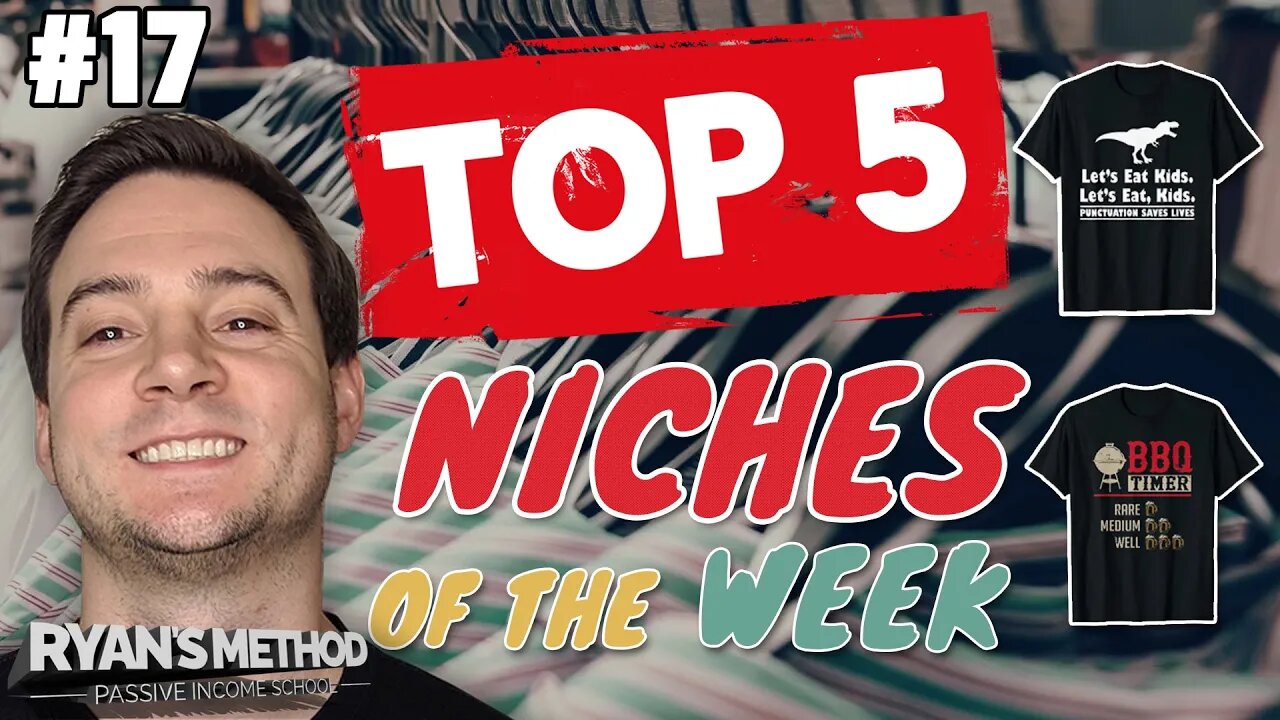 TOP 5 NICHES 🔥 Print on Demand Niche Research #17 — (9/7/2020)
