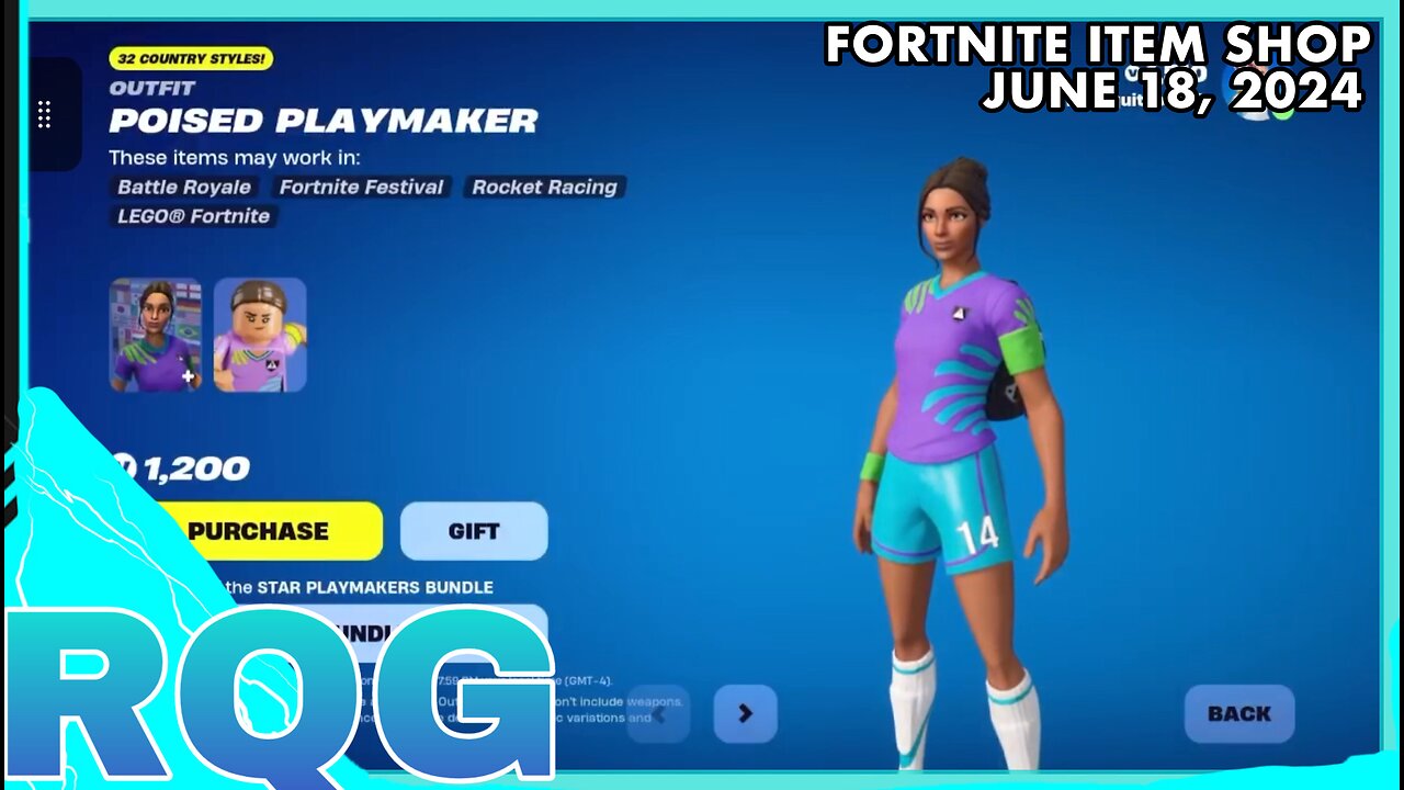 SOCCER SKINS ARE BACK+NEW ADIDAS CARS! FORTNITE ITEM SHOP (June 18, 2024)