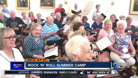 Rock 'n' Roll Summer Camp for seniors