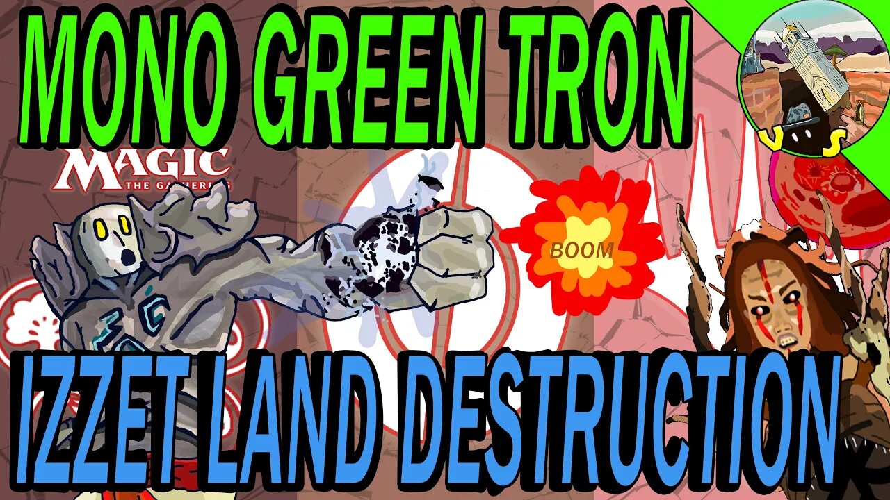 Mono Green Tron VS Izzet Land Destruction｜Not The Tower! ｜MTGO Modern League Match