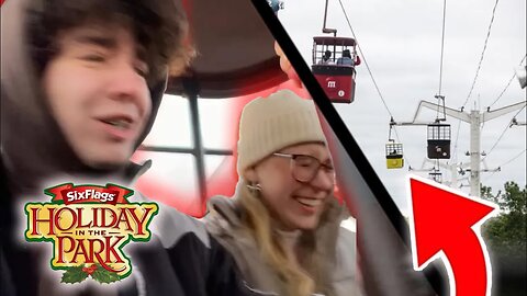 WE ALMOST DIED AT SIX FLAGS HOLIDAY IN THE PARK