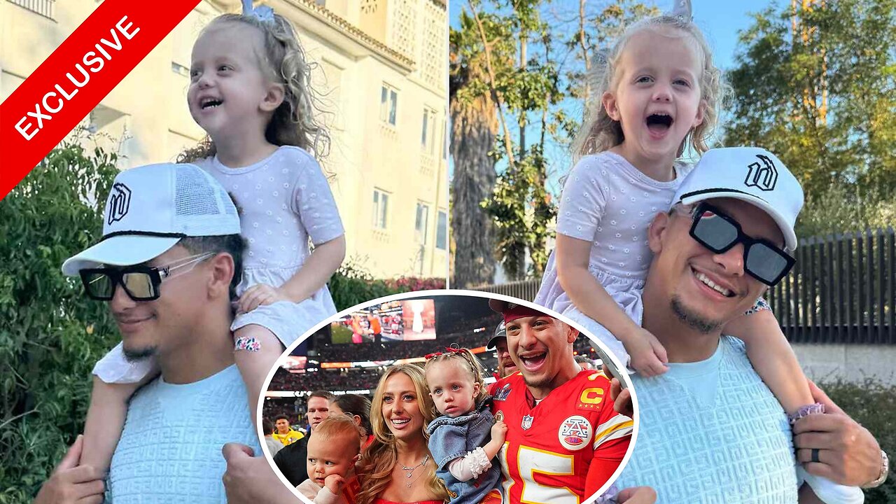 Patrick Mahomes Has an Adorable Message for Daughter Sterling at Halftime