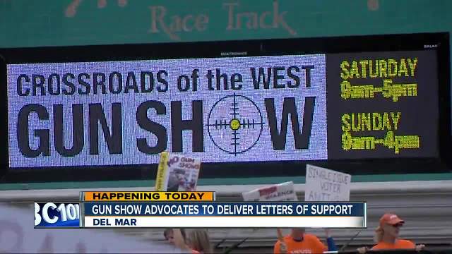 Gun show advocates to deliver letters of support