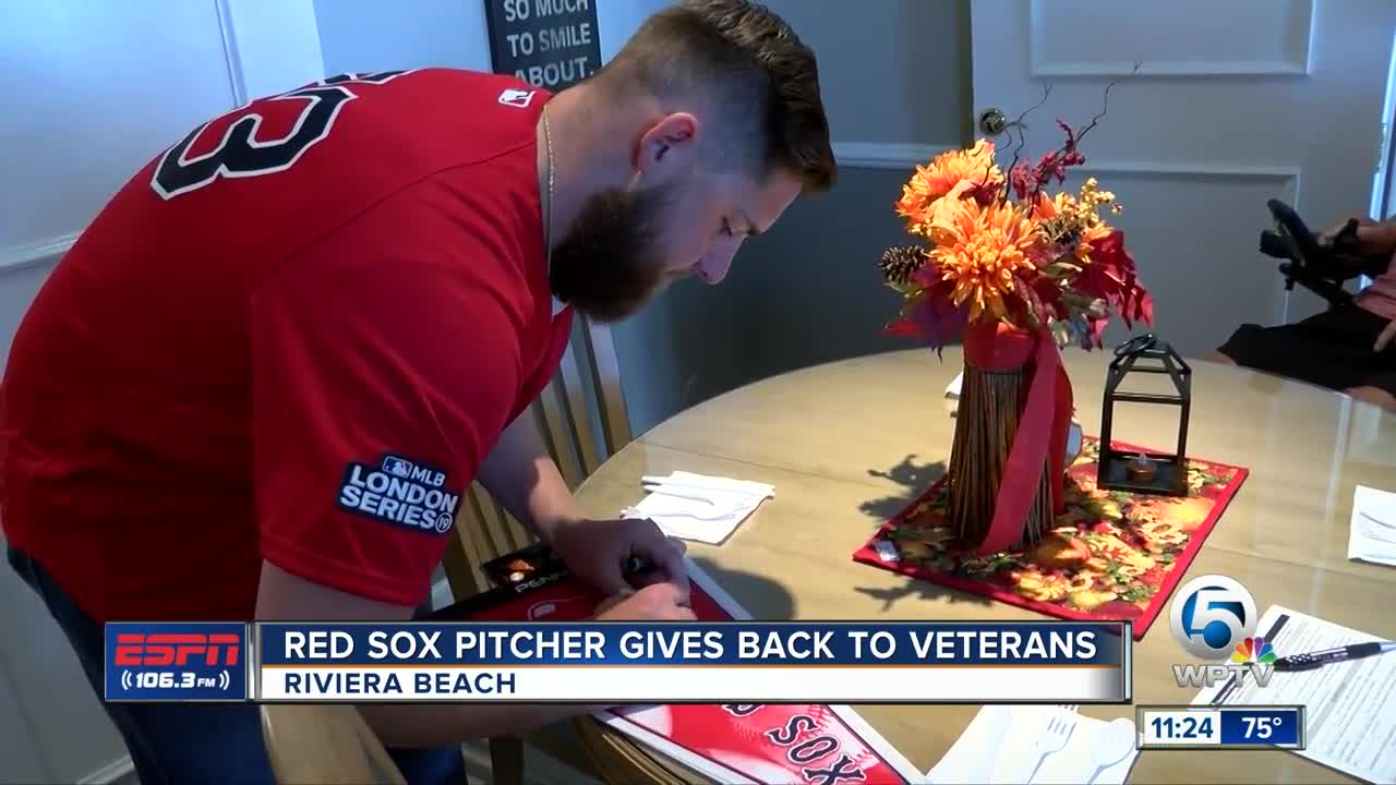 Mike Shawaryn visits veterans 11/11