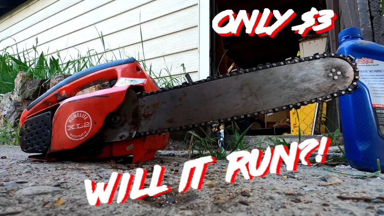 I Bought This Chainsaw for $3!!! Will It Run?!