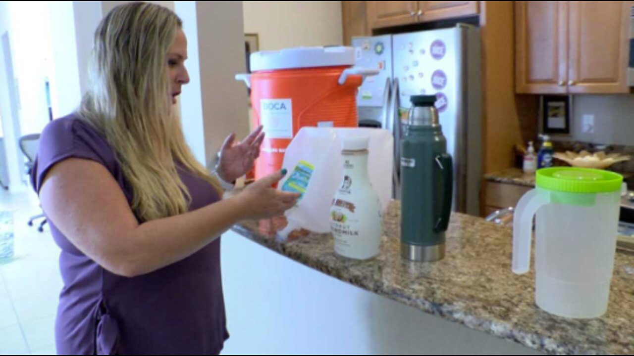 Instead of plastic water bottles, Boca Raton woman find ways to stock up on water