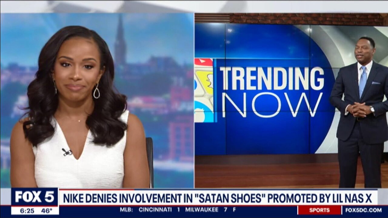 FOX 5 report Wisdom Martin attacks Lil Nas X and his Satanic shoes brand