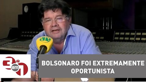 Marcelo Madureira: "A entrevista de Bolsonaro foi extremamente oportunista"