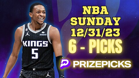 #PRIZEPICKS | BEST PICKS FOR #NBA SUNDAY | 12/31/23 | PROP BETS | #BESTBETS | #BASKETBALL | TODAY