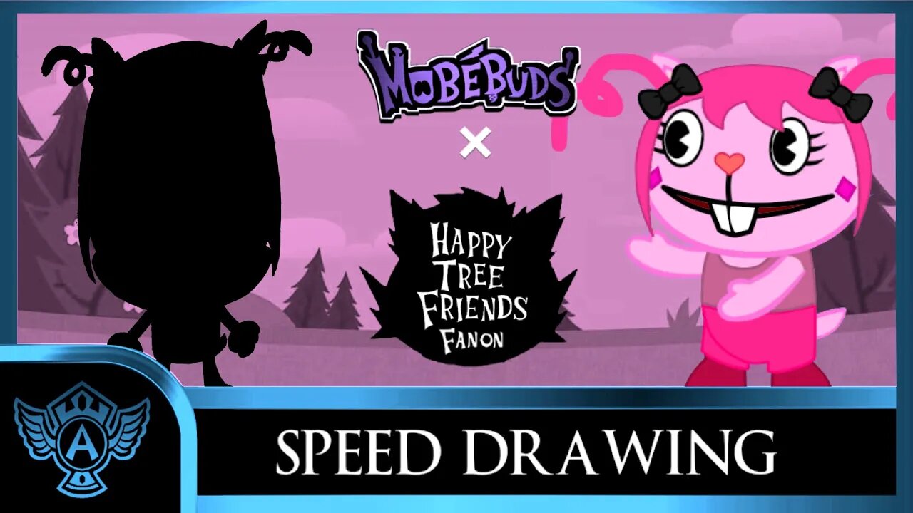 Speed Drawing: Happy Tree Friends Fanon - Kat | Mobebuds Style