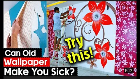 No need for wallpaper ? Try this 3d wall disign amazing results 😲 😘💕