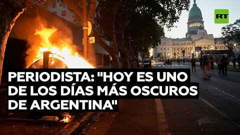 Periodista: "Hoy es uno de los días más oscuros de Argentina"