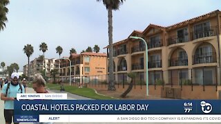 San Diego's coastal hotels packed for Labor Day weekend