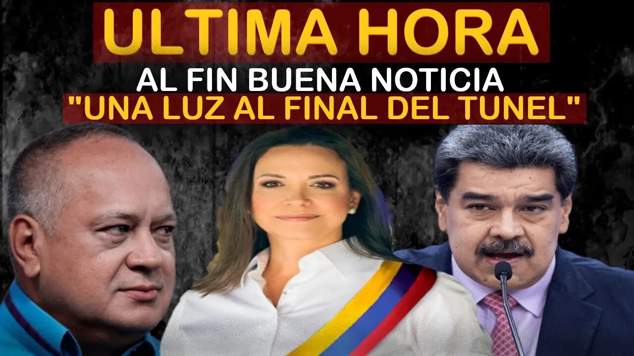 🔴SUCEDIO HOY! URGENTE HACE UNAS HORAS! UNA LUZ AL FINAL DEL TUNEL- NOTICIAS VENEZUELA HOY