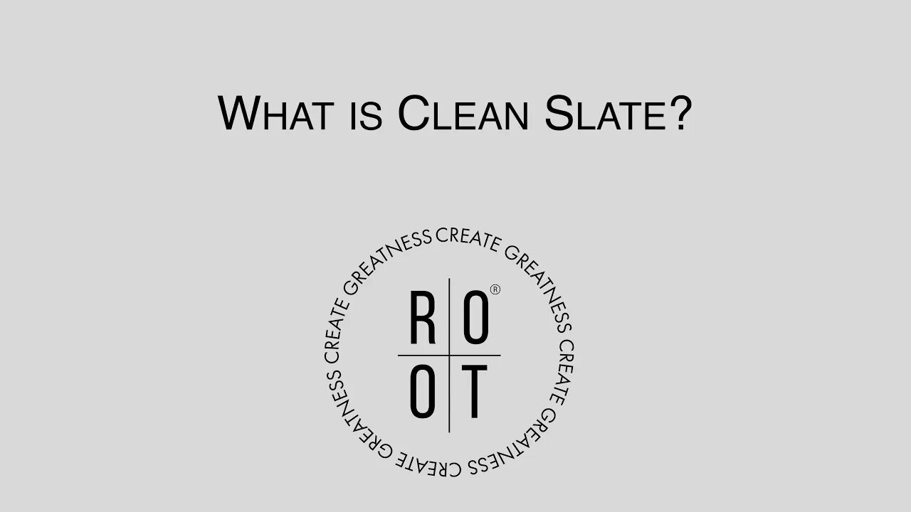 What Is Clean Slate?? The ROOT Brands Chief Scientific Formulator, "Dr. Christina Rahm" Explains