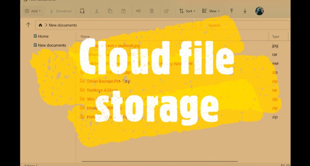 Cloud file storage