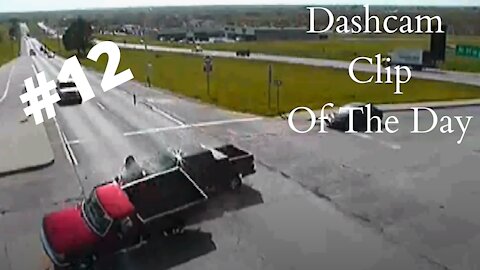 Dashcam Clip Of The Day #12 - World Dashcam - Truck Fails To Stop At Red, Then Causes And Accident.