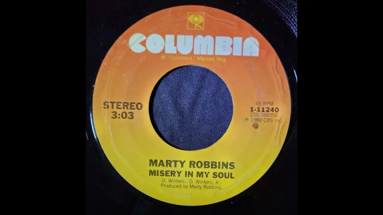 Marty Robbins - Misery In My Soul