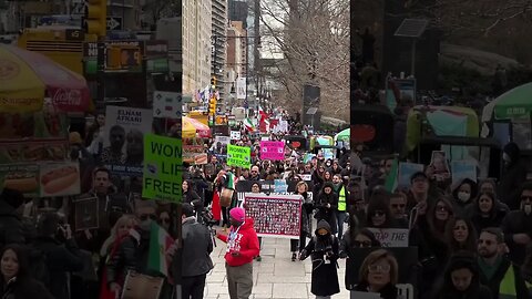 @WLFnyc March and Rally 1/8/2023 Columbus Circle to Met.#WomenLifeFreedom @womenlifefreedomnyc
