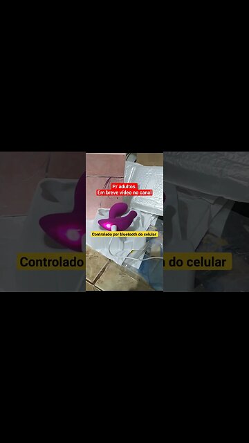 Para Adultos. Controlado pelo bluetooth do smartphone. Em breve video no canal.