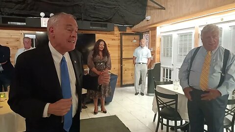 NYS Comptroller Tom Dinapoli speaks at Jaime Williams Re-election Nick's Lobster Brooklyn 9/7/23