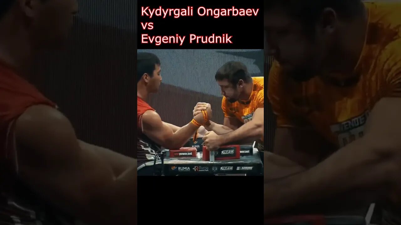 The Kazakhstani Armwrestling Champion "The Surprise" Kydyrgali Ongarbaev