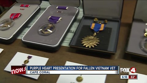 purple heart presentation