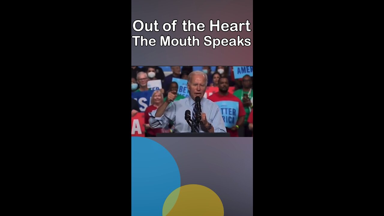 Joe Biden Says The Quite Part Out Loud