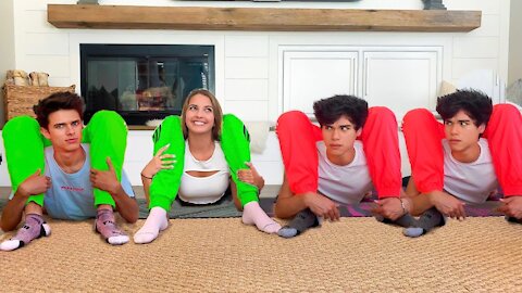 Twin vs Twin Extreme Yoga Challenge ft. Brent Rivera & Lexi Rivera