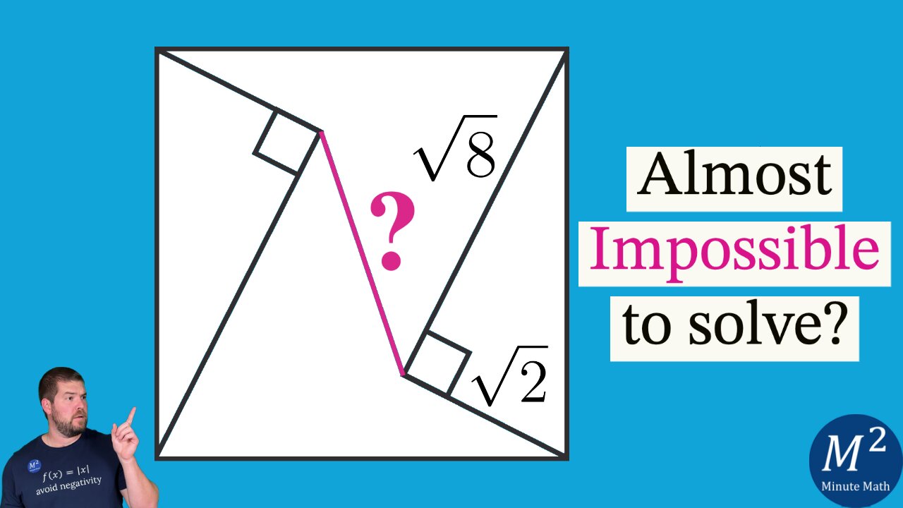 What is the Length of the Pink Line Segment in the Given Figure? | Minute Math