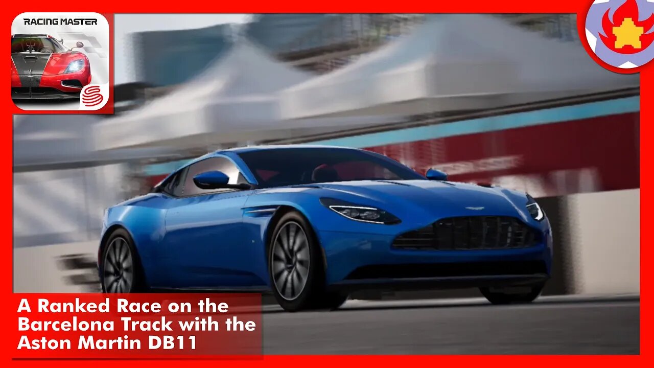 A Ranked Race on the Barcelona Track with the Aston Martin DB11 | Racing Master