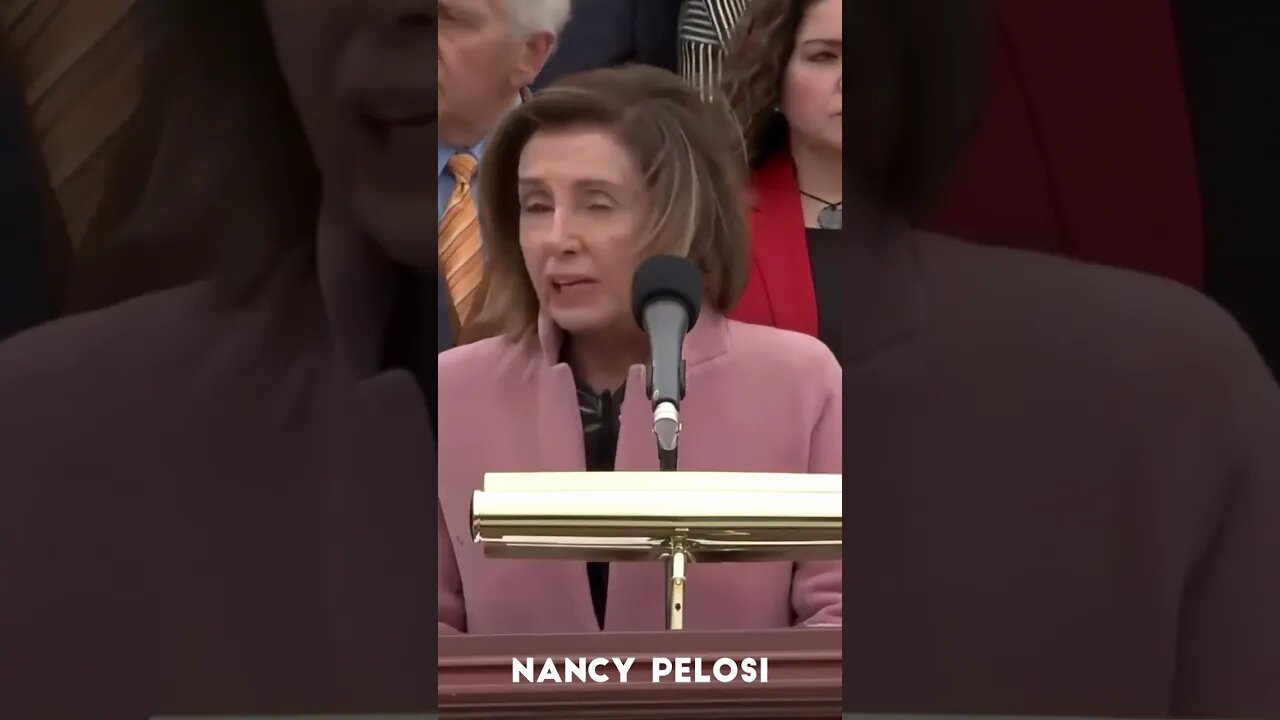 Nancy Pelosi, Remembrance Speech