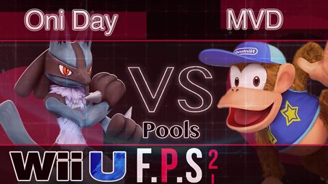 G-Force|Oni Day (Lucario) vs. PG|MVD (Diddy) - Wii U Pools - FPS2