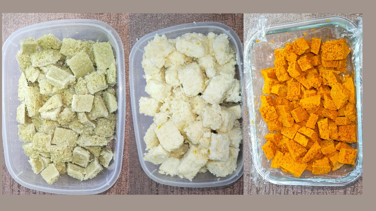 Boost Your Cooking with Homemade Ginger, Garlic, and Turmeric Paste! |Homemade cubes Paste