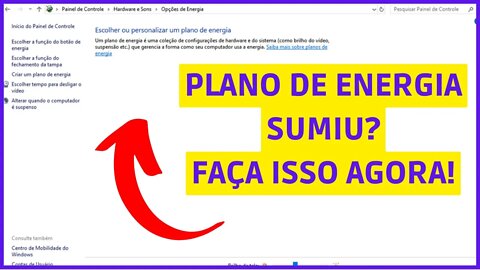 OS SEUS PLANOS DE ENERGIA SUMIRAM? VEJA COMO CRIÁ-LOS NOVAMENTE!