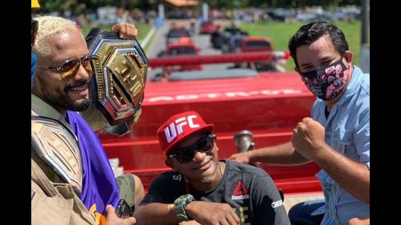 Deiveson Figueiredo brings the Flyweight Belt Home Parade (Soure, State of Pará, Brazil) 1/24/22