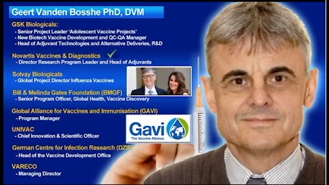 Vaccine disaster coming! Geert Vanden Bosshe talks about the manufactured COVID Vaccine