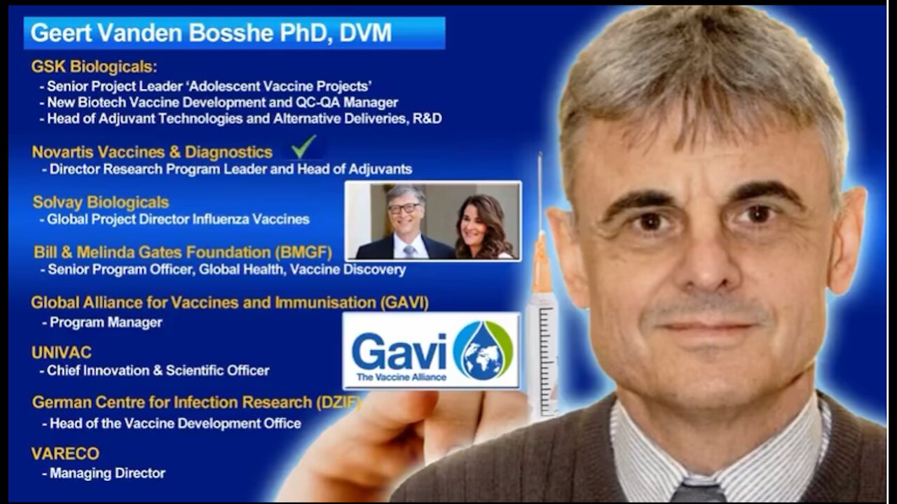 Vaccine disaster coming! Geert Vanden Bosshe talks about the manufactured COVID Vaccine