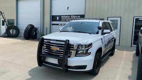 Tulsa Auto Wraps | White Glove Auto | Police Tahoe K9 Unit