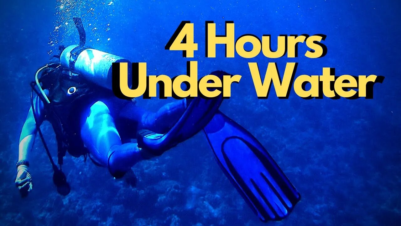 Deeply Relaxing Underwater Sounds - 4 Hours | Deep Ocean Sounds - Sleep, Relax, Study, Meditation