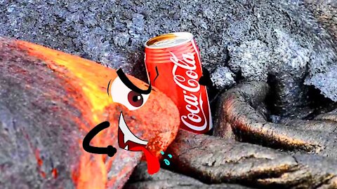 Lava vs Coca-Cola | Lava Destroying Everything and Volcano Eruption Power - Woa Doodles