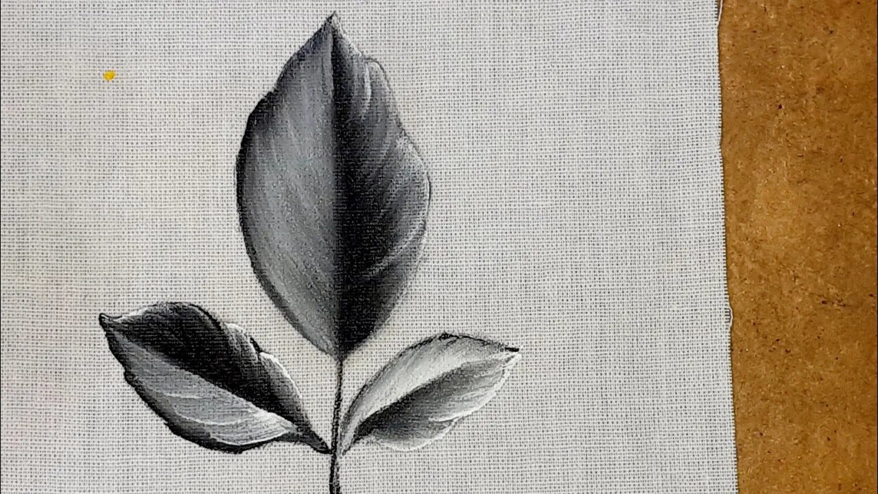 Aprenda a pintar folhas PRATA