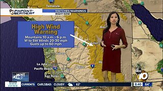 10News Pinpoint Weather for Sun. Oct. 27, 2019
