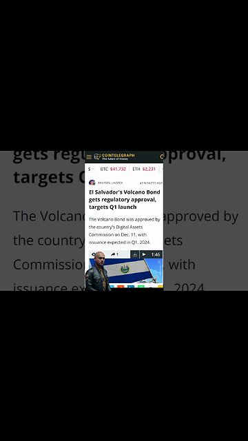 Volcano Bond Erupts! 🔥 El Salvador's Crypto Dream Gets Greenlight 🤑 #BitcoinCity #VolcanoBond