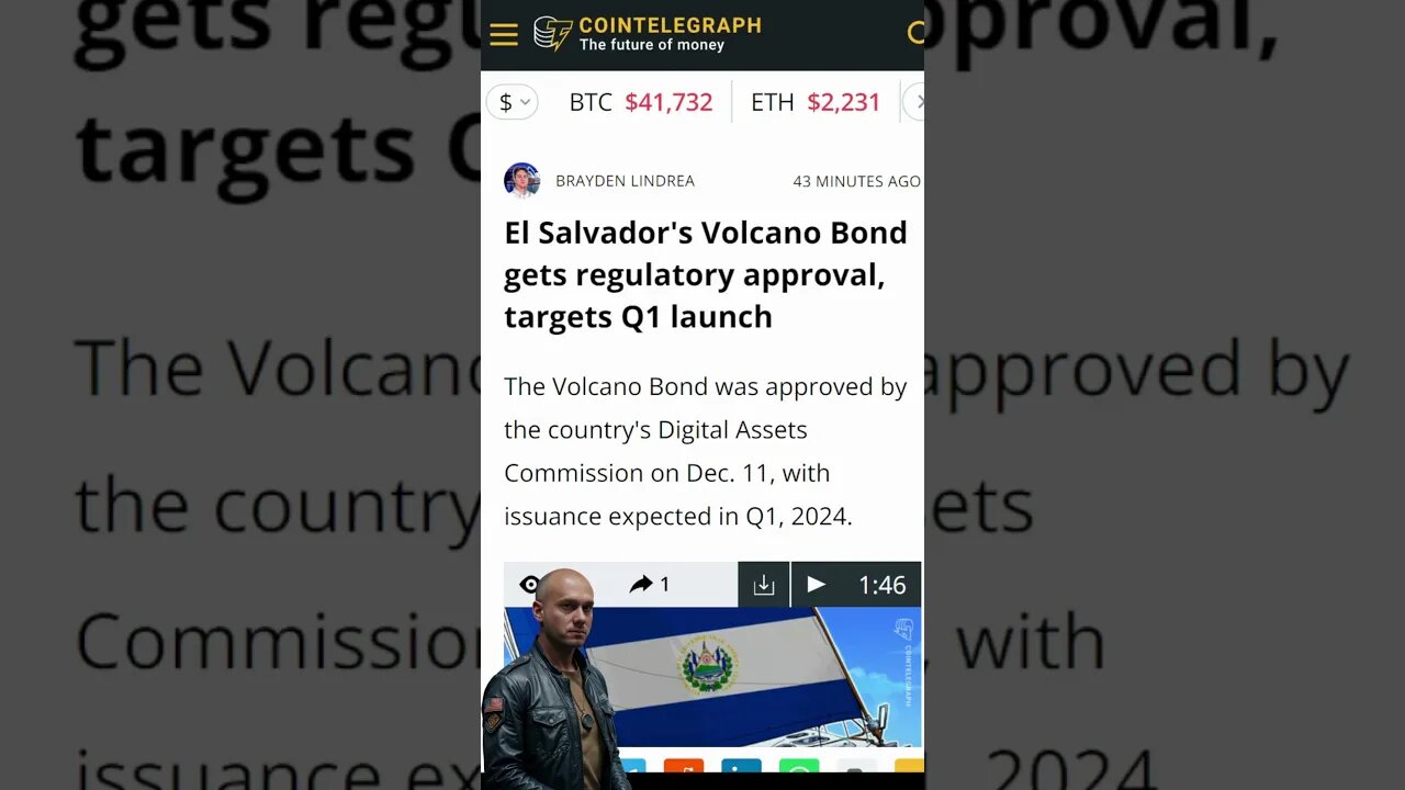 Volcano Bond Erupts! 🔥 El Salvador's Crypto Dream Gets Greenlight 🤑 #BitcoinCity #VolcanoBond