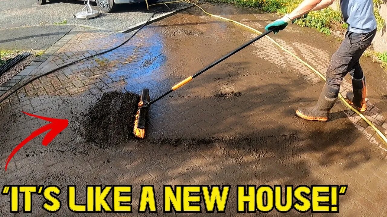 First Clean in Nearly NINE YEARS! Big Driveway - Grateful Homeowner!