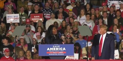 Kristina Karamo - Trump Rally (Sec. of State Candidate. Michigan)