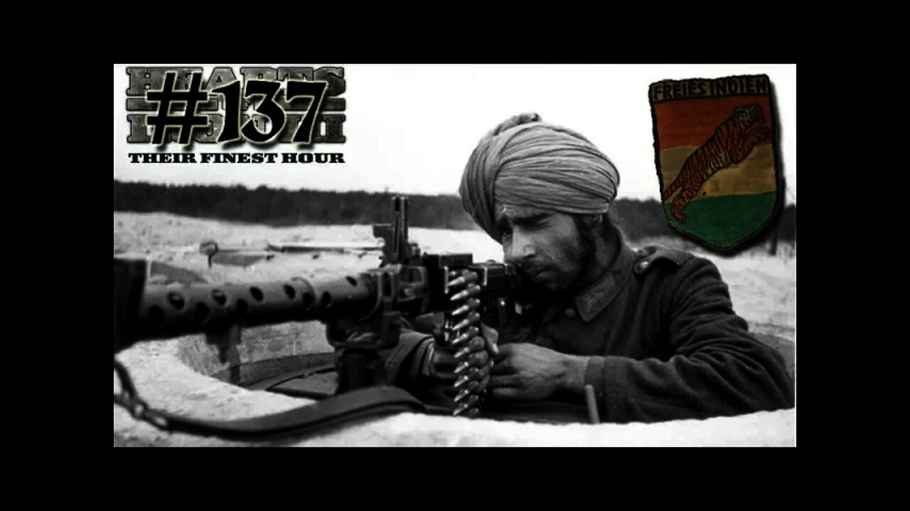 Hearts of Iron 3: Black ICE 9.1 - 137 (Germany) Freies Indien